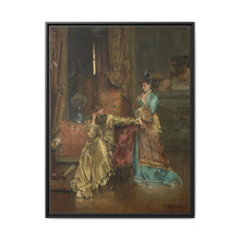 The Visit (c. 1870) by Alfred Stevens: A Glimpse into 19th-Century Elegance - NOMADEN ART GALLERY
