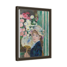 Mujer con abanico (c. 1879) de Pierre Auguste Renoir