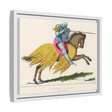 French Knight, 14th Century: Vintage Equestrian Art by Paul Mercuri (1860)