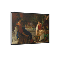 Preparations for the Festivities (The Floral Wreath) (1866) by Sir Lawrence Alma Tadema