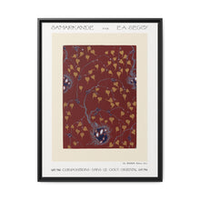 Art Nouveau Flower pattern pochoir print in oriental style. Original from our own 1914 edition of Samarkande - NOMADEN ART GALLERY