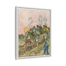 Houses and Figure by Vincent van Gogh - NOMADEN ART GALLERY