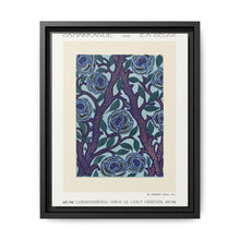 Flower pattern Art Deco stencil print in oriental style - NOMADEN ART GALLERY
