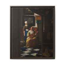 The Love Letter (ca. 1669 –1670) by Johannes Vermeer - NOMADEN ART GALLERY