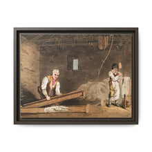 Illustration of line swinglers from The Costume of Yorkshire (1814) by George Walker - NOMADEN ART GALLERY