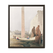 Luxor city on the east bank of the Nile River in southern Egypt illustration by David Roberts (1796–1864) - NOMADEN ART GALLERY