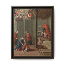 The Visitation and the Birth of Saint John the Baptist (La visitación y el nacimiento de san Juan Bautista) by Nicolás Enríquez - NOMADEN ART GALLERY