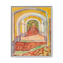 Corridor in the Asylum (1889) by Vincent Van Gogh - NOMADEN ART GALLERY
