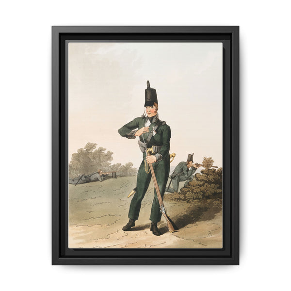 Illustration of North York militia from The Costume of Yorkshire (1814) by George Walker