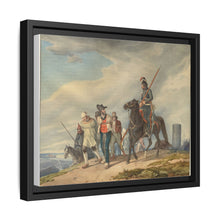 Three Armed Riders Escorting Prisoners near Reims (1825) by Peter von Hess