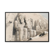 The Great Temple of Aboo Simble Nubia illustration by David Roberts (1796–1864) - NOMADEN ART GALLERY