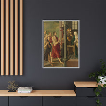 Panel of an Altarpiece with Dispute with the Doctors, on verso is Appearance of Christ to his Mother (c. 1520 - c. 1535) by Master of Alkmaar