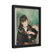 Portrait of Berthe Morisot with a Fan (1874) by Édouard Manet. - NOMADEN ART GALLERY