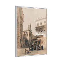 Bazaar of the coppersmiths Cairo illustration by David Roberts (1796–1864)