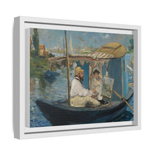 Monet en su barca (c. 1874) de Edouard Manet