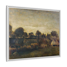 Farming Village at Twilight (1884) by Vincent Van Gogh. Original from The Rijksmuseum. - NOMADEN ART GALLERY