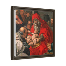 The circumcision of Christ. Oil painting after Hendrik Goltzius
