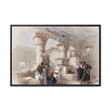 Deir el Medina (Dayr al Madinah) is an ancient Egyptian village which was home to the artisans who worked on the tombs in the Valley of the Kings illustration by David Roberts - NOMADEN ART GALLERY