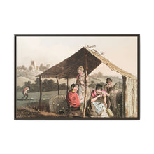 Illustration of teasel field from The Costume of Yorkshire (1814) by George Walker - NOMADEN ART GALLERY