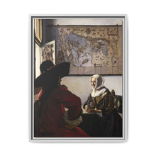 Johannes Vermeer’s Officer and Laughing Girl (ca. 1657) - NOMADEN ART GALLERY
