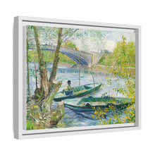 Fishing in Spring, the Pont de Clichy (Asnières) (1887) by Vincent Van Gogh - NOMADEN ART GALLERY