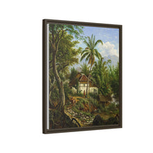 Landschap in Nederlands-Indie (1858 - 1900) by Maurits E H R van den Kerkhoff.