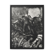The charge, right detail, second state (1918) print in high resolution by George Wesley Bellows - NOMADEN ART GALLERY
