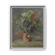 Flowers in a Vase (c. 1866) painting in high resolution by Pierre-Auguste Renoir - NOMADEN ART GALLERY