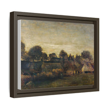 Farming Village at Twilight (1884) by Vincent Van Gogh. Original from The Rijksmuseum. - NOMADEN ART GALLERY