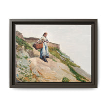 Girl Carrying a Basket (1882) by Winslow Homer - NOMADEN ART GALLERY