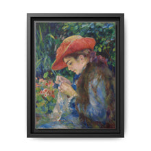 Marie-Thérèse Durand-Ruel Sewing (1882) by Pierre Auguste Renoir - NOMADEN ART GALLERY