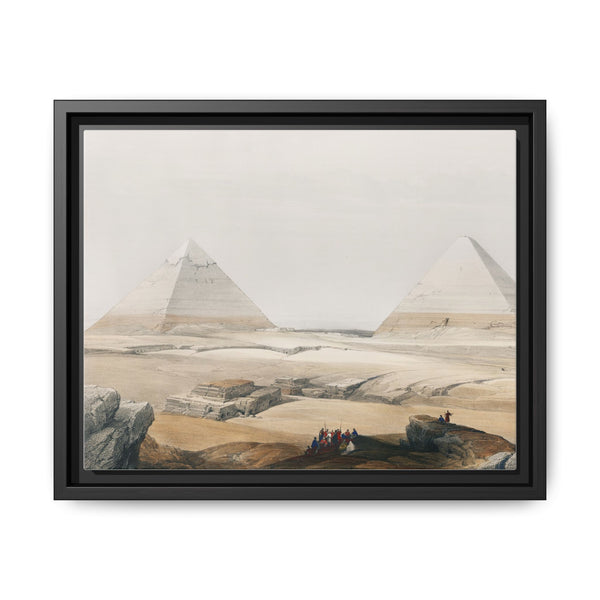 Pyramids of Geezeh (Giza) illustration by David Roberts (1796–1864) - NOMADEN ART GALLERY