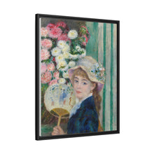 Mujer con abanico (c. 1879) de Pierre Auguste Renoir