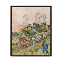 Houses and Figure by Vincent van Gogh - NOMADEN ART GALLERY