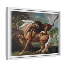 A Lion Attacking a Horse (1762) by George Stubbs.