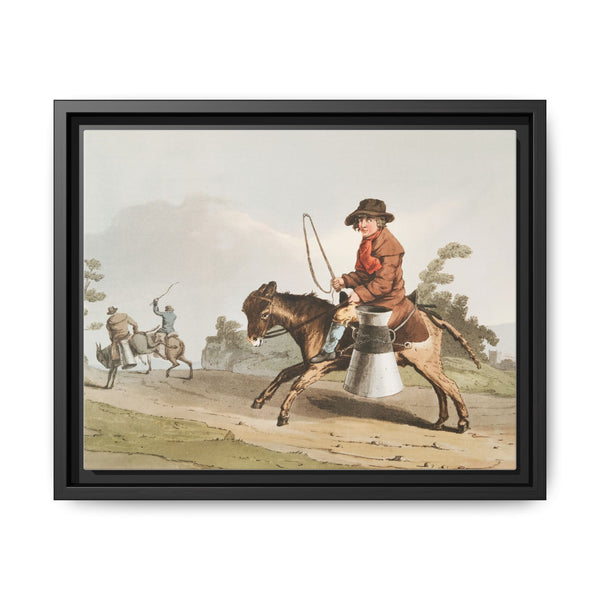Illustration of the milk boy from The Costume of Yorkshire (1814) by George Walker - NOMADEN ART GALLERY