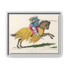 French Knight, 14th Century: Vintage Equestrian Art by Paul Mercuri (1860) - NOMADEN ART GALLERY