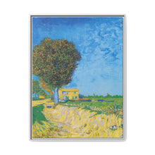Vincent van Gogh's Avenue at Arles with houses (1888) - NOMADEN ART GALLERY