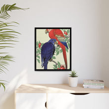 Red and a blue parrot (1925 - 1936) by Ohara Koson