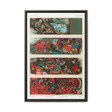 Chinese Buddhist hell, vintage painting by G.A. Audsley-Japanese illustration - NOMADEN ART GALLERY