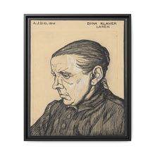 Portret van Dina Klaver (1916) by Julie de Graag - NOMADEN ART GALLERY