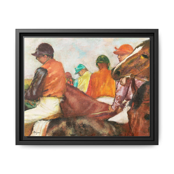 The Jockeys (ca. 1882) by Edgar Degas - NOMADEN ART GALLERY
