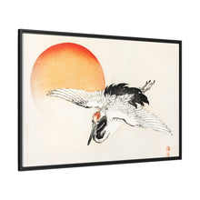 Flying crane by Kōno Bairei (1844-1895)