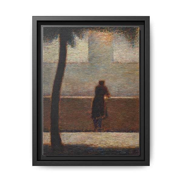 Georges Seurat's Man Leaning on a Parapet (1881) - NOMADEN ART GALLERY