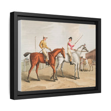 Illustration of jockies from The Costume of Yorkshire (1814) by George Walker