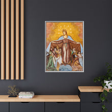 Fresco of Virgin-of-Mercy on the northern wall of the subsidiary church Saint Anna in Saager