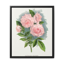Pink rose, Clothilde Soupert lithograph. Digitally enhanced from our own original 1900 edition plates of Botanical Specimen published by Rochester Lithographing - NOMADEN ART GALLERY