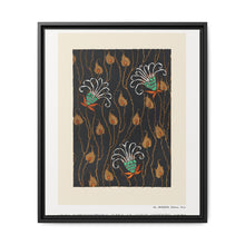 Art Deco Flower pattern pochoir print in oriental style. Original from our own 1914 edition of Samarkande - NOMADEN ART GALLERY