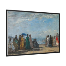 Claude Monet's The Beach at Trouville - NOMADEN ART GALLERY