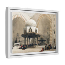Mosque of Sultan Hassan Cairo illustration by David Roberts (1796–1864) - Framed Wall Art